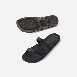 Everlane Espadrille Sandal (sold out online) Women’s Size 8. Black. In Box